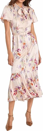 Women's Iris Bouquet and Willow Tree Dress 26